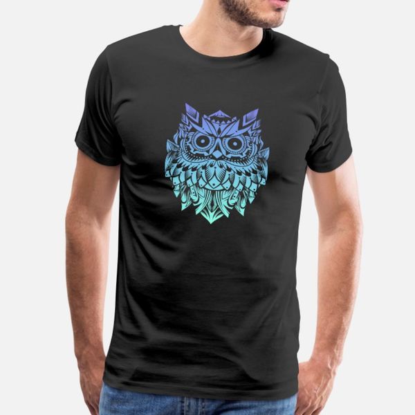

modern aztec owl design boho tee owl graphic t shirt men personalized short sleeve crew neck kawaii famous funny summer leisure shirt