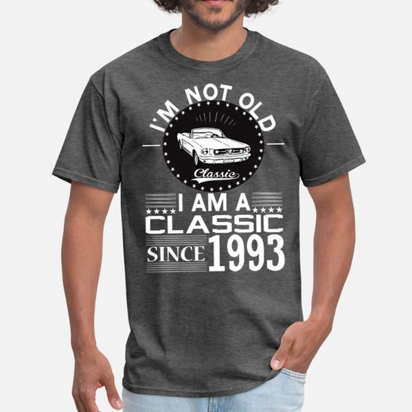

classic since 1993 t shirt men designing 100% cotton plus size 3xl costume cute authentic summer style pictures shirt