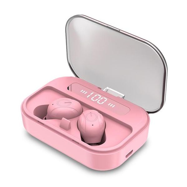 

cgjxst11 tws wireless bluetooth 5 .0 earphone noise cancelling headphone wireless 9d stereo gaming headsets with led 1500mah power bank earb