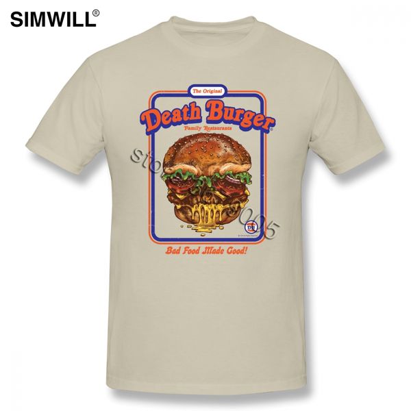 

custom made mens death burger t shirts short sleeve o neck tee shirts couple cotton sumer fashion tshirt