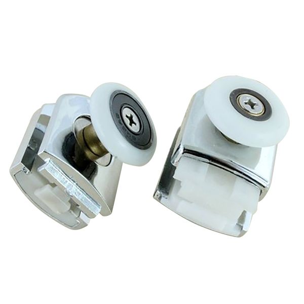 

2pcs bathroom runner door hardware shower roller home wheels replacement sturdy