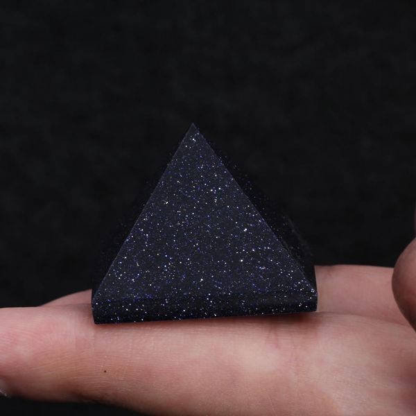 

wholesale sand crystal pyramid reiki goldstone healing natural nunatak quartz nugget pyramid hjt blue crystal decoration hairclippersshop wo