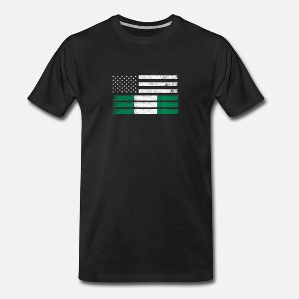 

nigerian american flag usa nigeria shirt t shirt men design cotton crew neck fit famous authentic summer unique shirt