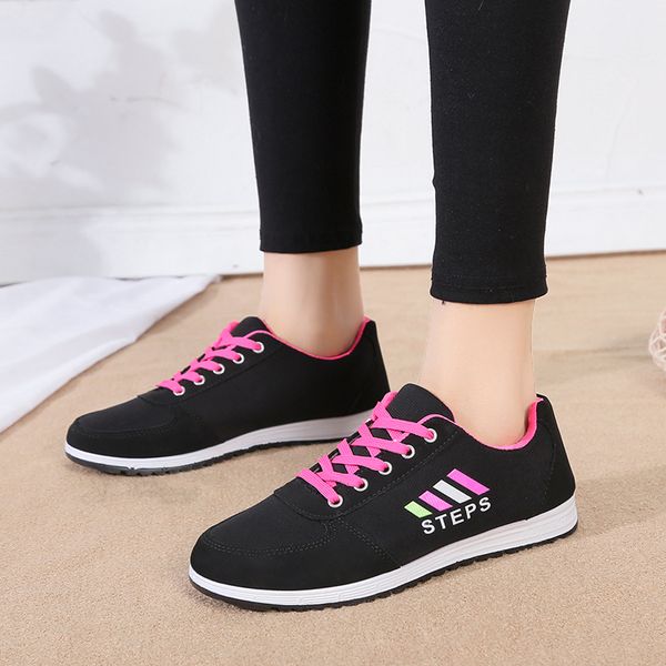 

women walking shoes running mesh shoes fashion platform slip-on sneaker air cushion gym modern dance men