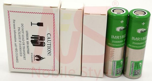 

150pcs high drain vapes 18650 battery batteries 18650b rechargeable e cig lithium li-on 3.7v imr inr qso black spider pods widow