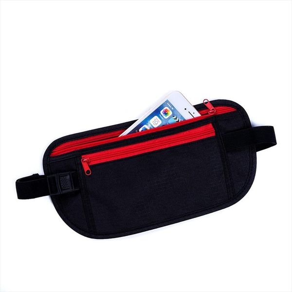 

new travel waist pouch for passport money belt bag hidden security wallets anti theft stealth men women waist packs