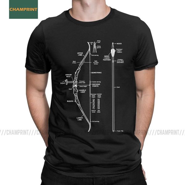 

мужские футболка составные лук стрельба из лука охота анатомия лук хлопок тройник с коротким рукавом стрелка японский арчер kyudo t рубашки