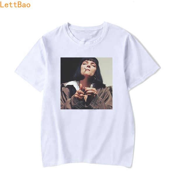 

men's movie pulp fiction cotton t shirt 2020 summer funny t shirts boyfriend gift vogue vintage style 90s aesthetic tshirt homme