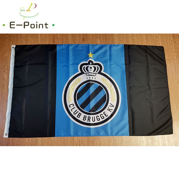 Belgium Club Brugge KV Флаг 3 * 5 футов (90 см * 150см) Полиэстер Флаг Баннер Украшение Летающий Главная Сад Флаг Праздничные подарки