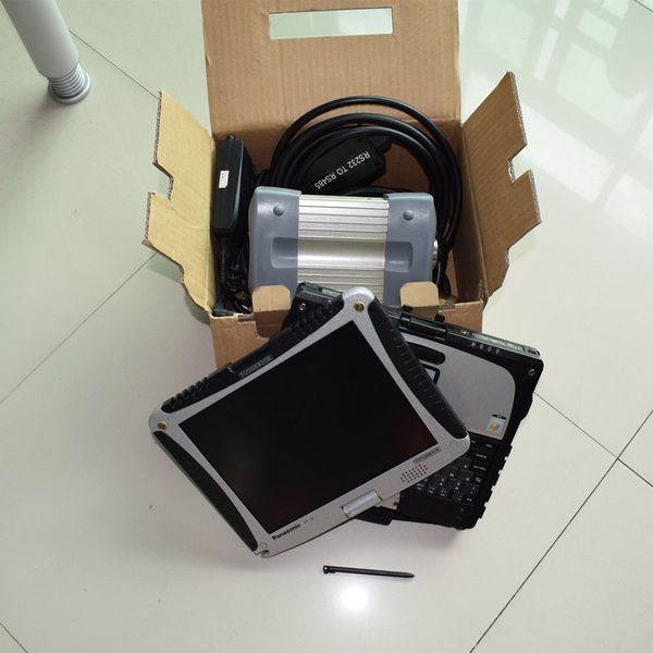 

mb star diagnosis c3 with software 120gb hdd with cf19 touch screen lapall cables full set ready to work