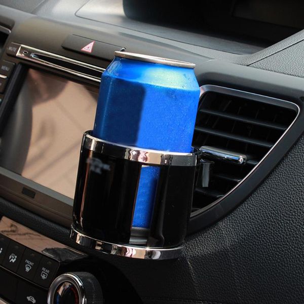 

new arrival car auto drink bottle cup holder air outlet beverage storage box truck mount