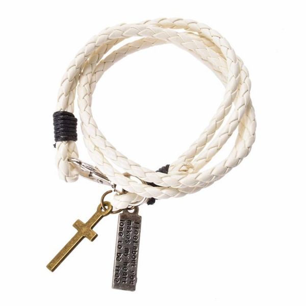 

jewelry multi layer pu leather irregular gifts punk couple supplies accessories portable vintage men bracelet, Golden;silver