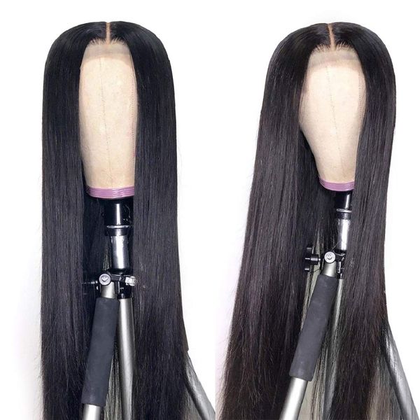 

2020 selling straight lace front human hair wigs 13x4 transparent lace wigs for black women remy brazilian wig 150% density