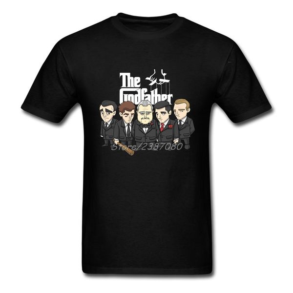 

godfather футболка с коротким рукавом brand-одежда популярные swag хлопок crewneck большой размер тройников американский фильм мультфильм му