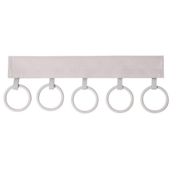 

5 hanging rings wardrobe portable folding bedroom tie organizer scarf hanger