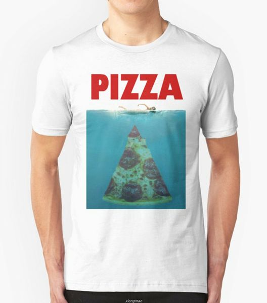 

пицца jaws t shirt slogan шутка food pun unisex больше размера и цвета футболки для мужчин