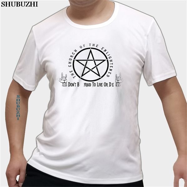 

мужской футболка pentagram tee shirt gothic сатанинская devil worship атеист просветленный men'sbrand размер одежды евро