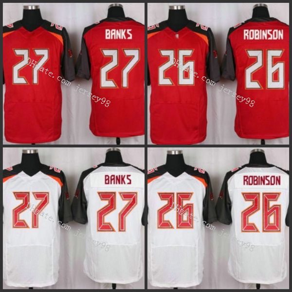 

tampa bay buccaneers red 26 josh robinson 27 johnthan banks green nfl men women youth jersey, Black;red