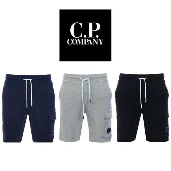 

c.p company cross-border exclusive supply of foreign trade apparel pure colour quintuple trousers three color sizes m-3xl pure cotton wool, White;black