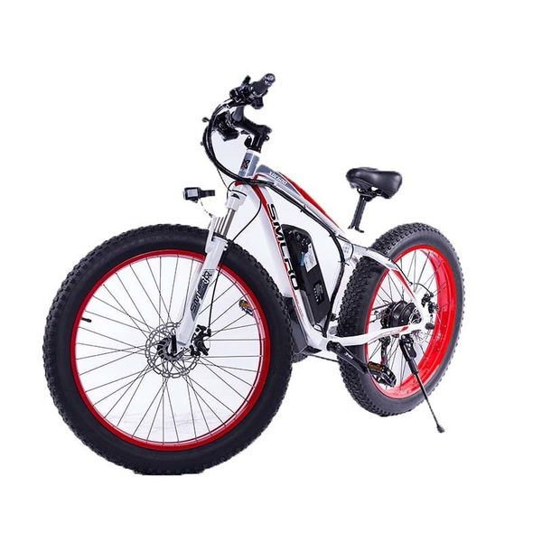 

xdc600 2020 china factory 27 speed 10ah 48v 500w 26 inch fat tire electric bicycles, Silver;blue