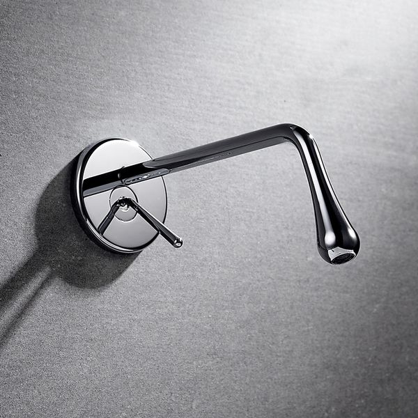 

bathroom sink faucets basin faucet water drop mixer taps wall mounted single handle and cold solid brass