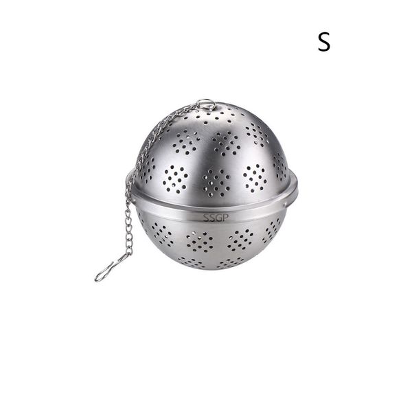 

tea infuser with extended chain seasoning ball reusable stainless steel stew