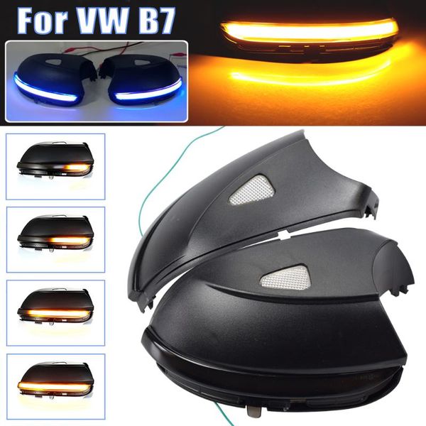 

for vw b7 cc scirocco 6 eos led side wing rearview mirror indicator blinker dynamic turn signal light