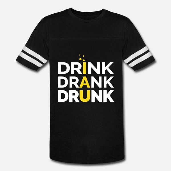 

drink drank drunk t shirt men custom tee shirt s-3xl gents anti-wrinkle building spring autumn vintage shirt