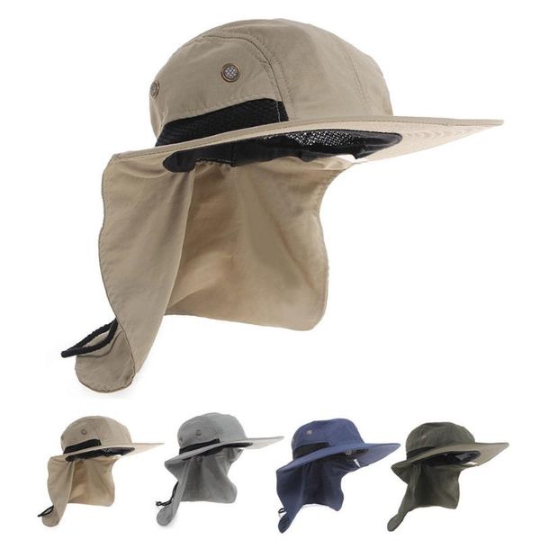 

широкий брим лето anti mosquito cap рыбалка bucket hat лица шеи защита закрылков вс cap открытый мужчины женщины складные джунгли шляпы, Blue;gray