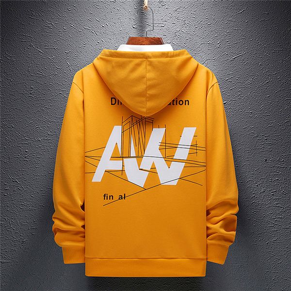 

men's clothing 20 years of autumn and winter men's fashion designer hoodies, sweaters, long-sleeved styles and more solid color me, Black