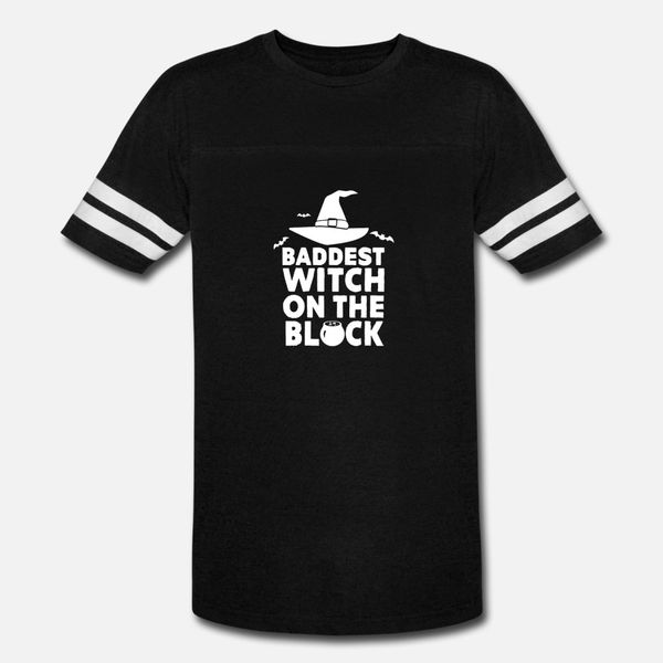 

baddest witch on the block t shirt men designing tee shirt s-xxxl costume sunlight authentic summer style pattern shirt