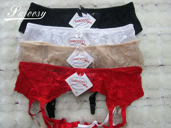 

коллекция женщина подвязка подтяжка двубортная регулируемый пояс для чулок носков  и l plus размера для чулок, Black;white