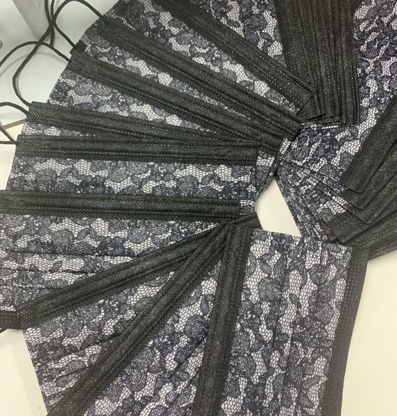 

goddess lace and child models of civil masks including melting spray cloth disposable three-layer protective masks factorydirect sale1