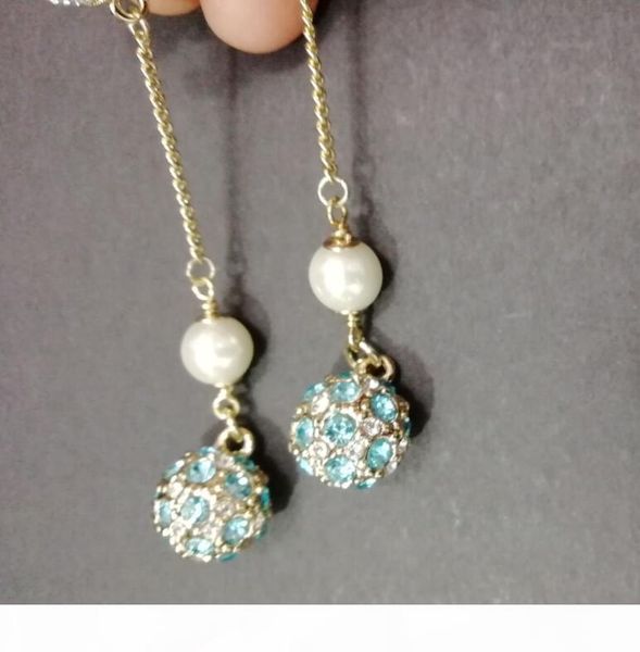 

luxury classic long drop earring for women jewelry fashion earrings with flannel bags for jewelry gift, Silver