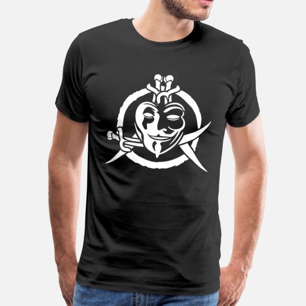 

anonymous pirate t shirt men customize 100% cotton o neck clothing cute humor spring cool shirt