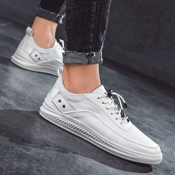 

sale man flat leisure causal zapatos sneakers hombre breathable zapatillas sports black leather casual sport for shoe men