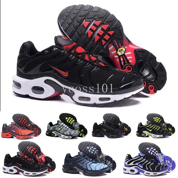 

new tn plus running shoes classic outdoor run shoes tn black white sport shock sneakers men requin olive silver in metal zzr9
