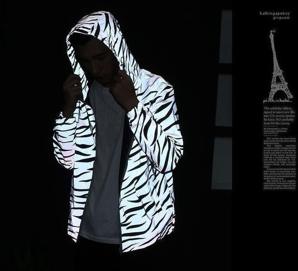 

designer jackets windruner coat m3 reflect jacket for men spring autumn windbreaker zipper, Black;brown