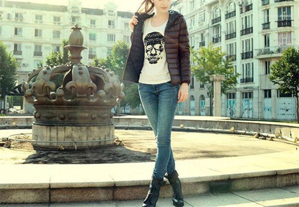 

clothes ladis winter coats solid with zipper pocket women cotton padded jacket fashion thin hooded woman, Black