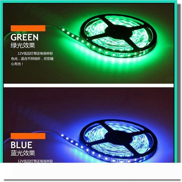 

selling 5m one set 5050 3528 led strip with 3m glue on back for cabinet and display case with ing