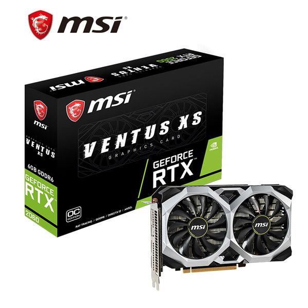 

msi rtx 2060 ventus xs c 6 g nvidia graphics card gddr5 gpu video pc game
