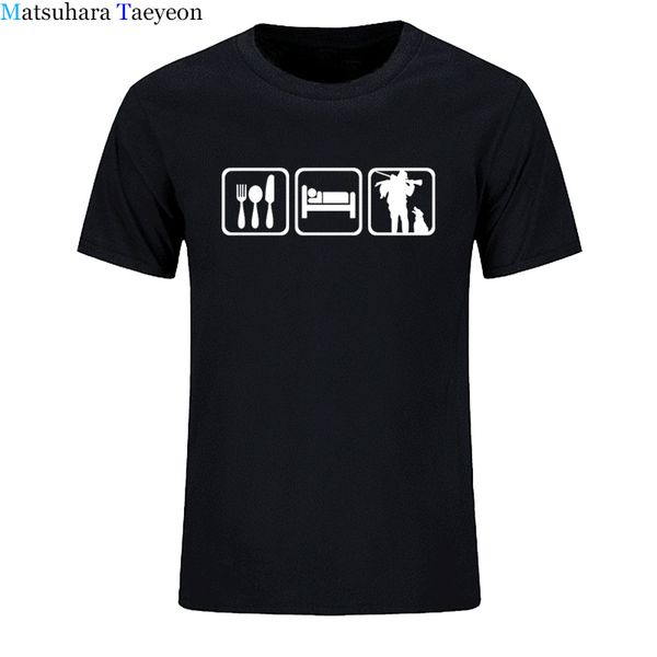 

2018 new men t shirt eat sleep duck повседневный лето с коротким рукавом смешные mountain tshirt mans tshirt мужчины хлопок одежда