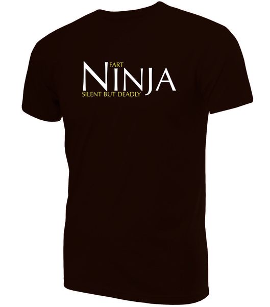 

2019 fashion fart ninja printed t-shirt ~ novelty birthday present or gift all sizes men's tees