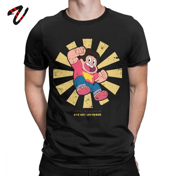 

tshirt men cotton t-shirts steven universe tees star the crystal gems garnet amethyst pearl funny t shirts gift clothing