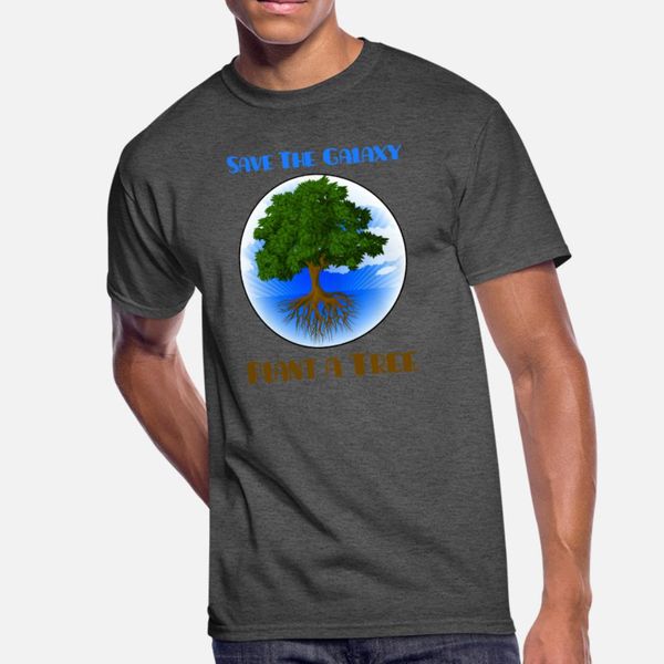 

save the galaxy plant a tree t shirt men customized tee shirt o-neck leisure gift building spring natural shirt