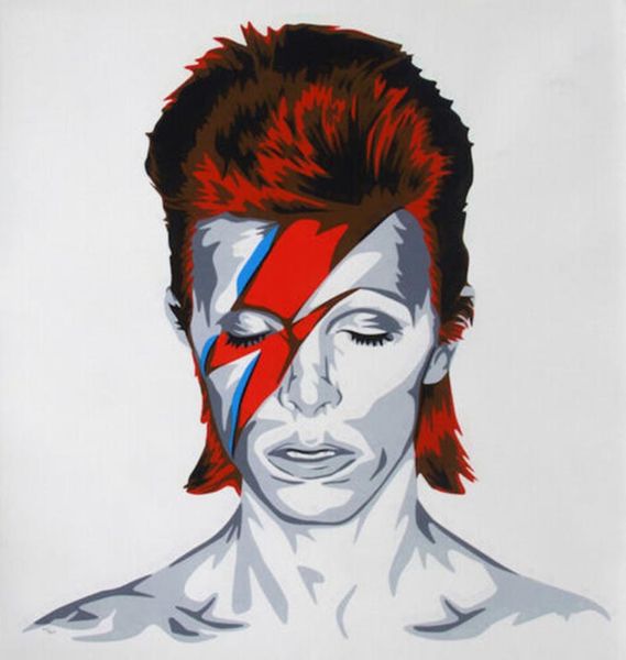 

mr brainwash graffiti art david bowie ziggy stardust wall decor handcrafts /hd print oil painting on canvas wall art canvas pictures 200807
