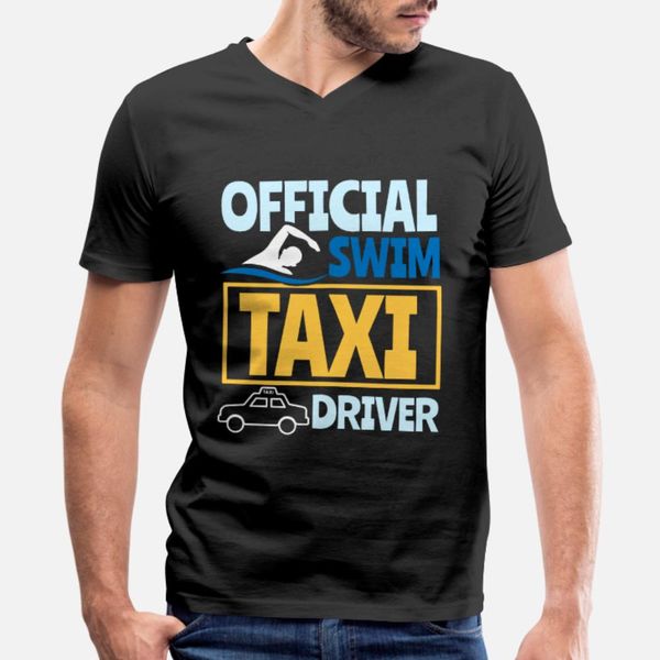 

swim mom dad swimmer taxi driver gift t shirt men create 100% cotton s-3xl fit gift fashion summer unique shirt