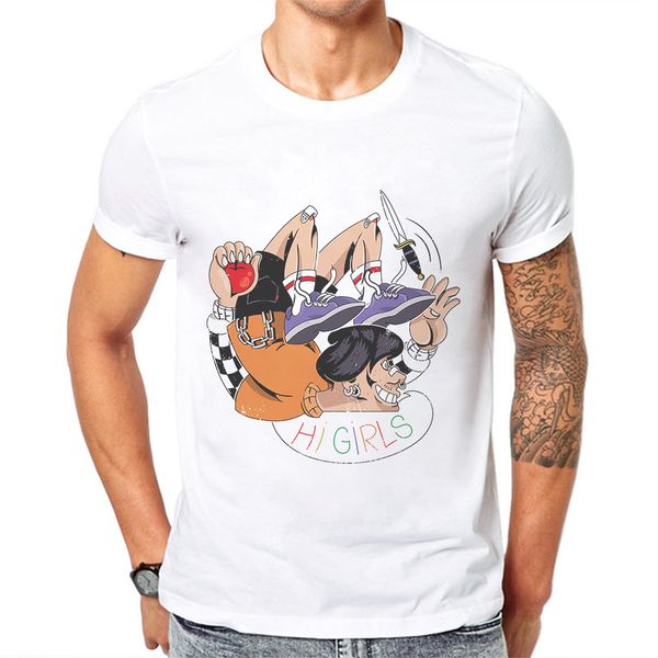 

горячая продажа мужчины tee shirt творческий printed смешные футболки высокого качества хлопка топы мужские с коротким рукавом футболки basi