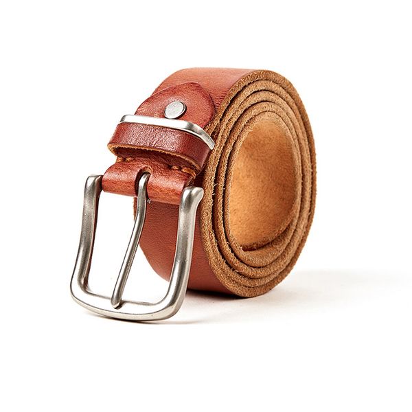 

leather belt men belt men leather luxury pin buckle 2020 retro, Black;brown
