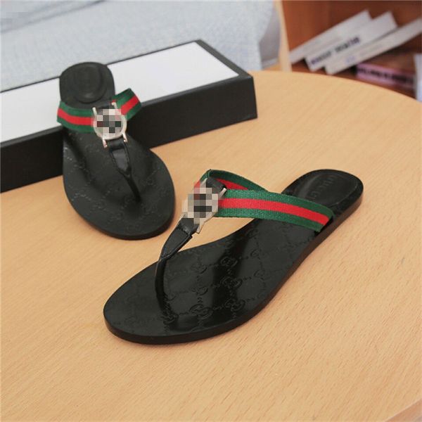 

26 men women slide sandals shoes slide summer fashion flat slippery with thick sandals slipper flip flops 62, Black